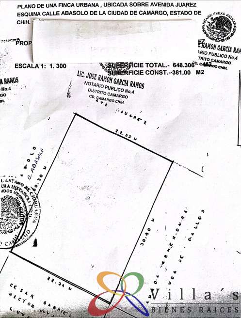 Plano Catastral Terreno comercial en Camargo.jpg